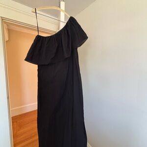 One shoulder maxi dress